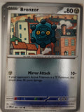 Bronzor - 063/084 - Reverse Holo - PITCH BLACK - Pokemon - Common | AA26-3