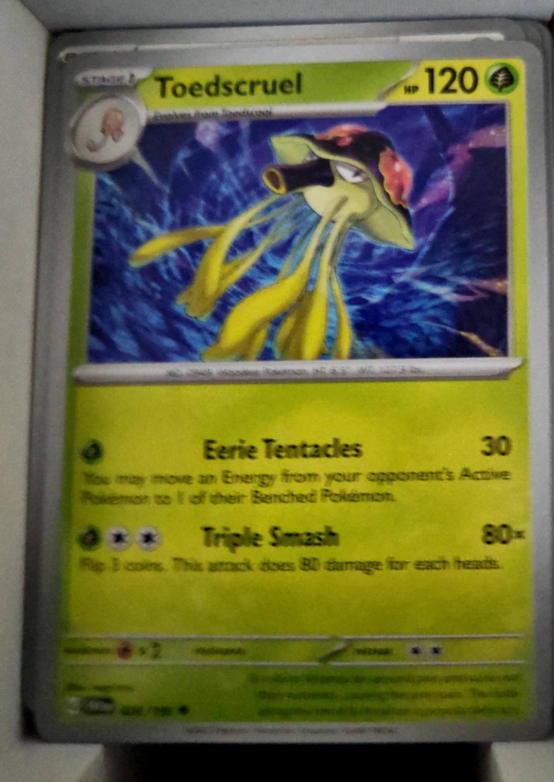Toedscruel - 026/198 - - SCARLET & VIOLET - Pokemon - Uncommon | AA48-109