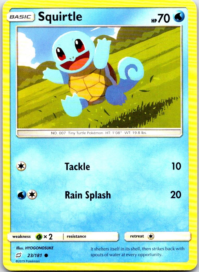 Squirtle - 23/181 - - TEAM UP - Pokemon - Common | AB75-35