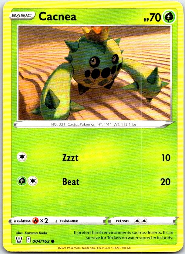 Cacnea - 004/163 - - BATTLE STYLES - Pokemon - Common | AC18-47