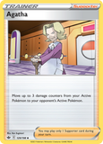 Agatha - 129/198 - - CHILLING REIGN - Pokemon - Uncommon | AA59-46