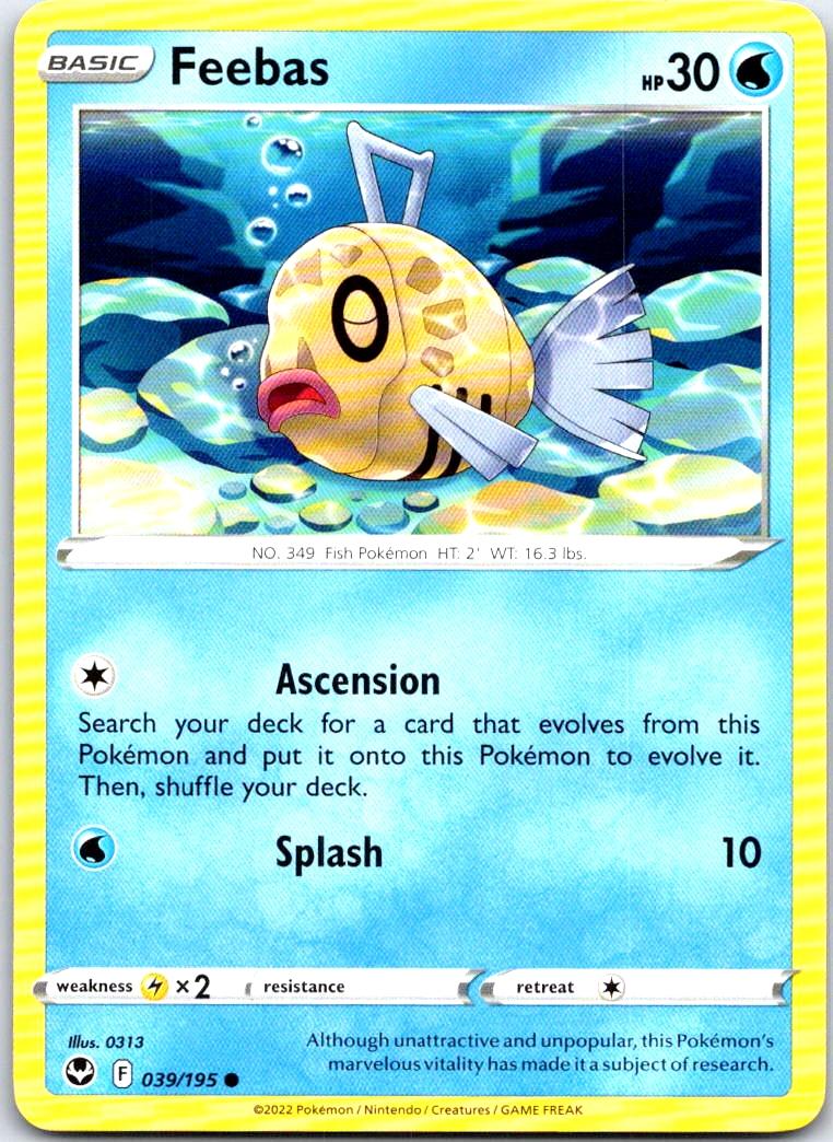 Feebas - 039/195 - - SILVER TEMPEST - Pokemon - Common | AB50-30
