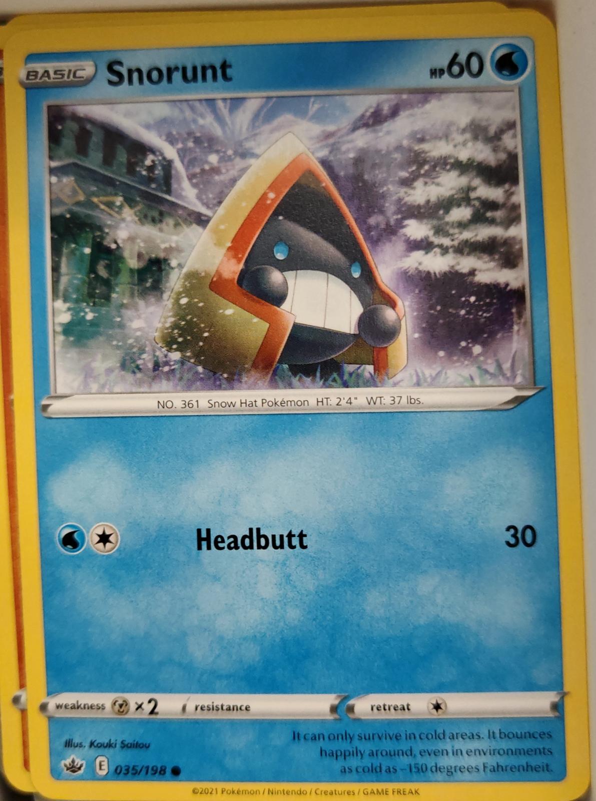 Snorunt - 035/198 - - CHILLING REIGN - Pokemon - Common | AA03-37