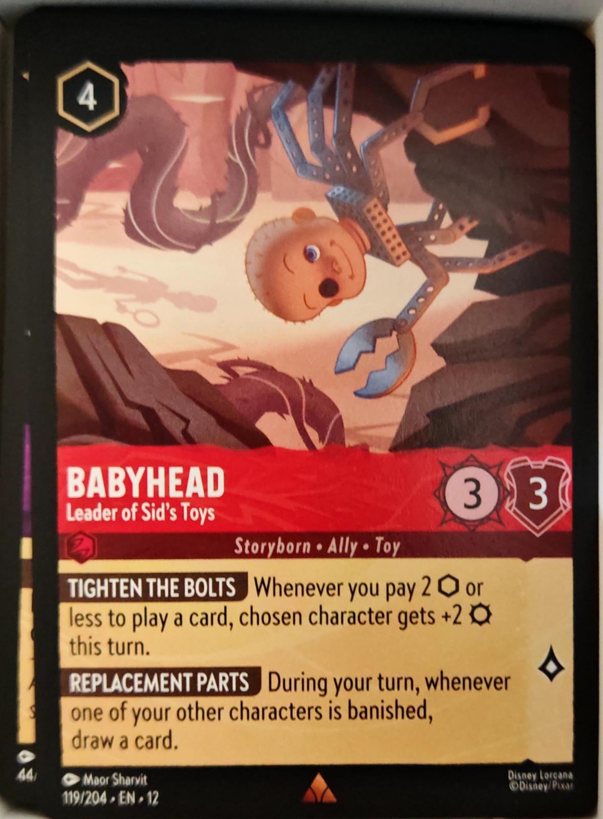 Babyhead - Leader of Sid's Toys - 119/204 - - WILDS UNKNOWN - Lorcana - | LAA01-35