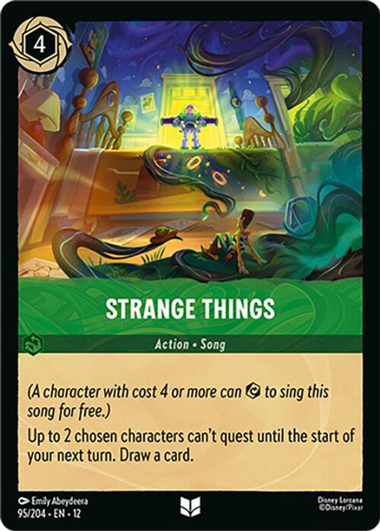 Strange Things - 95/204 - - WILDS UNKNOWN - Lorcana - Uncommon | LAA02-71