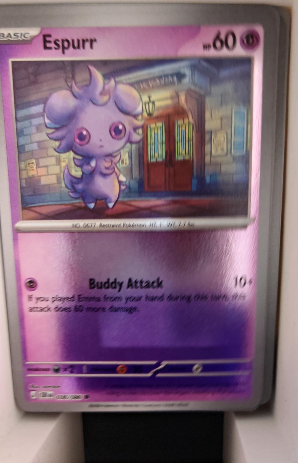 Espurr - 036/086 - Reverse Holo - CHAOS RISING - Pokemon - Common | AA18-85