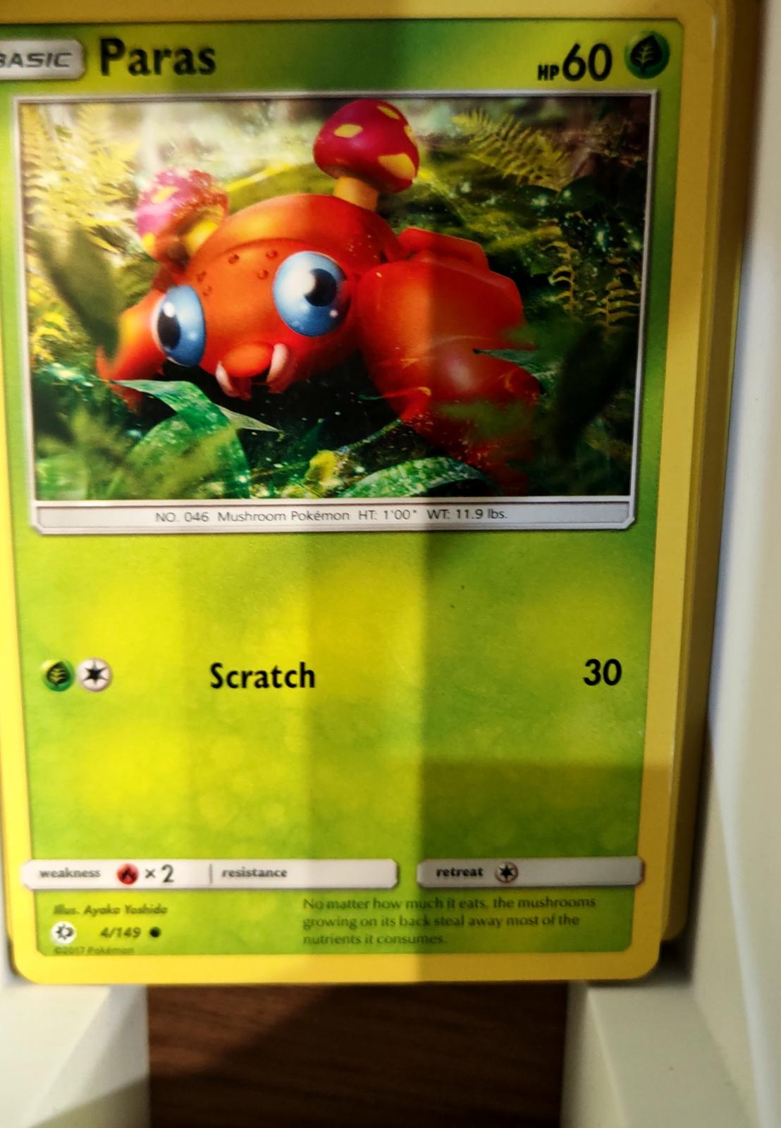 Paras - 4/149 - - SM BASE SET - Pokemon - Common | AA66-49