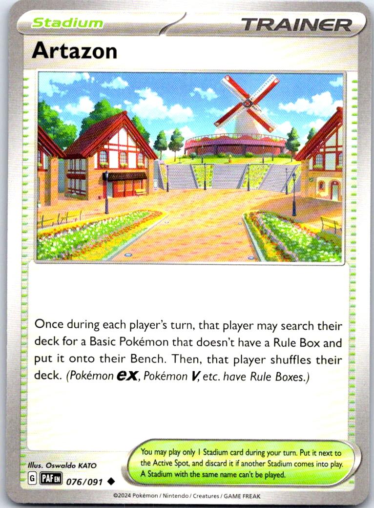 Artazon - 076/091 - - PALDEAN FATES - Pokemon - Uncommon | AB25-28