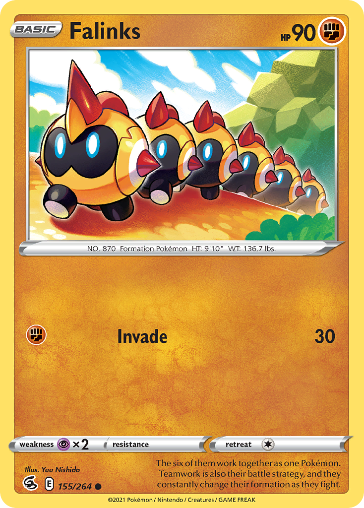 Falinks - 155/264 - - FUSION STRIKE - Pokemon - Common | AA73-38