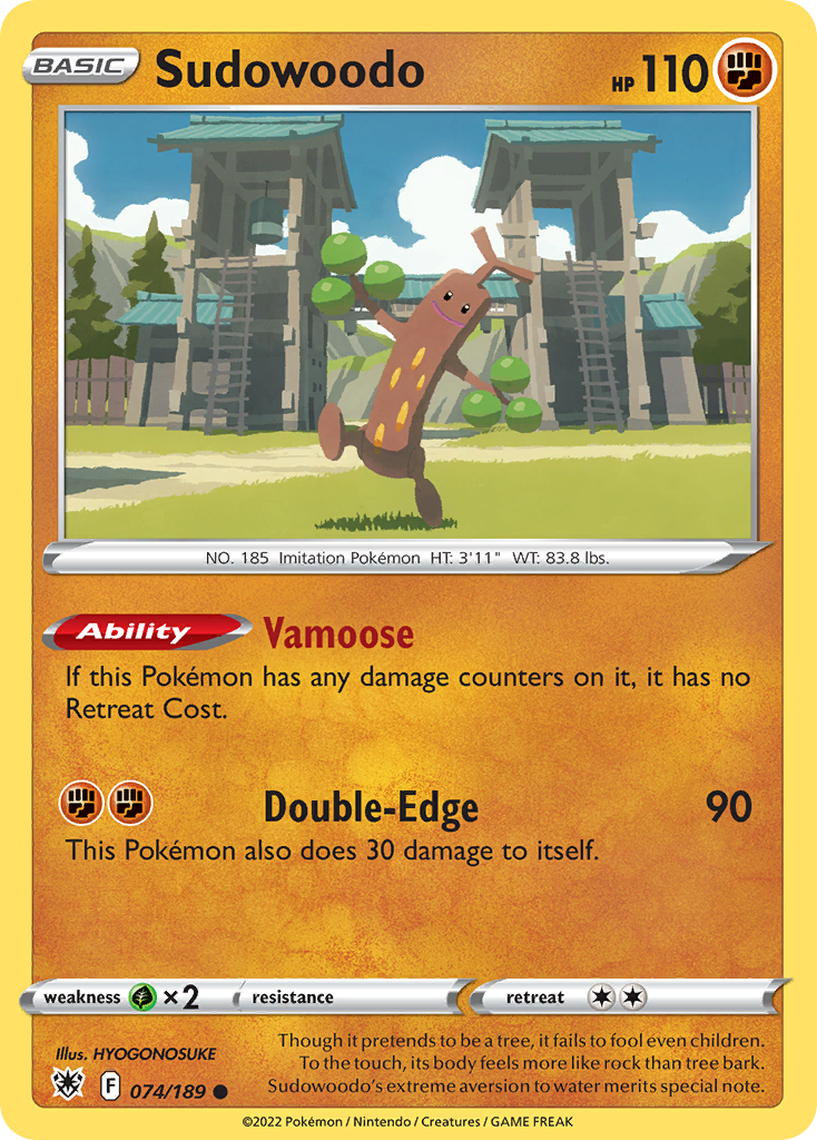 Sudowoodo - 074/189 - - ASTRAL RADIANCE - Pokemon - Common | AA89-19