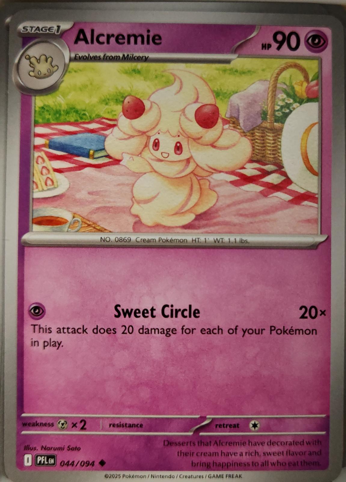 Alcremie - 044/094 - - PHANTASMAL FLAMES - Pokemon - Uncommon | AA08-14