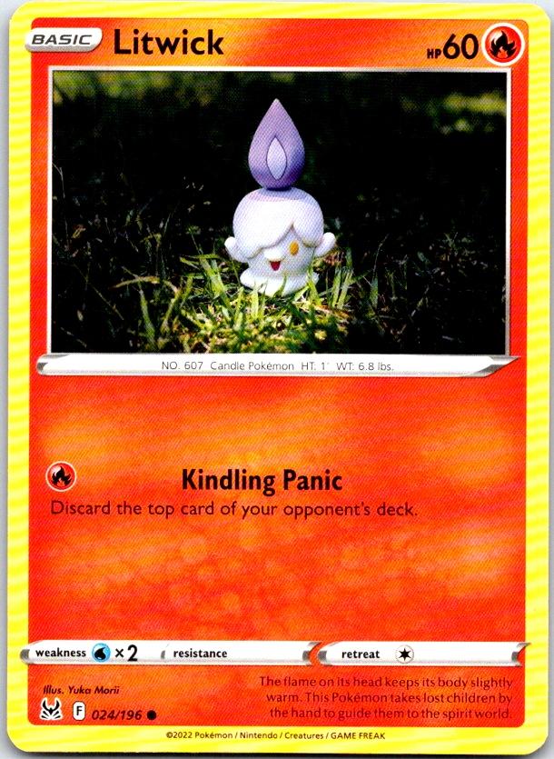 Litwick - 024/196 - - LOST ORIGIN - Pokemon - Common | AC13-20
