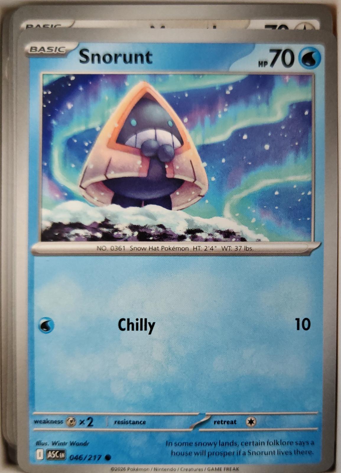 Snorunt - 046/217 - - ASCENDED HEROES - Pokemon - Common | AA11-94