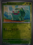 Bulbasaur - 001/165 - Reverse Holo - 151 - Pokemon - Common | AA61-30