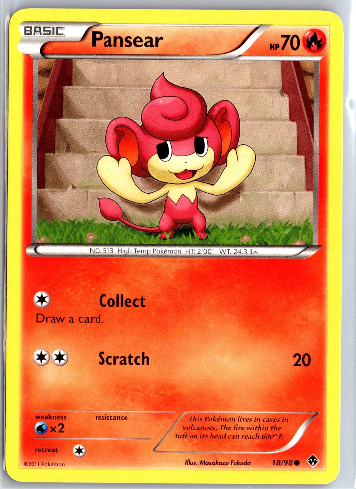 Pansear - 18/98 - - EMERGING POWERS - Pokemon - Common | AB05-8