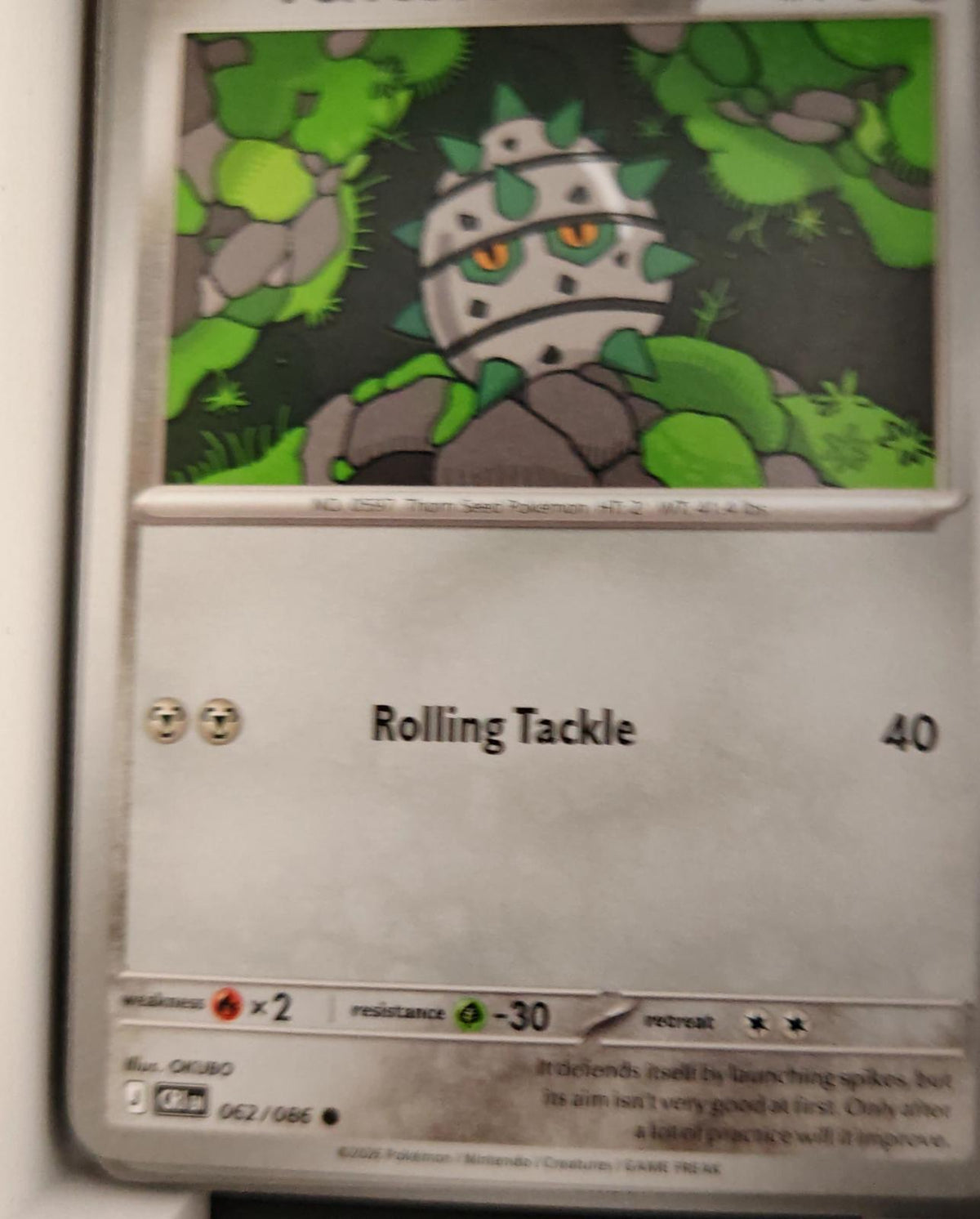 Ferroseed - 062/086 - - CHAOS RISING - Pokemon - Common | AA36-27