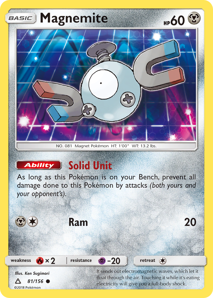 Magnemite - 81/156 - - ULTRA PRISM - Pokemon - Common | AA113-5