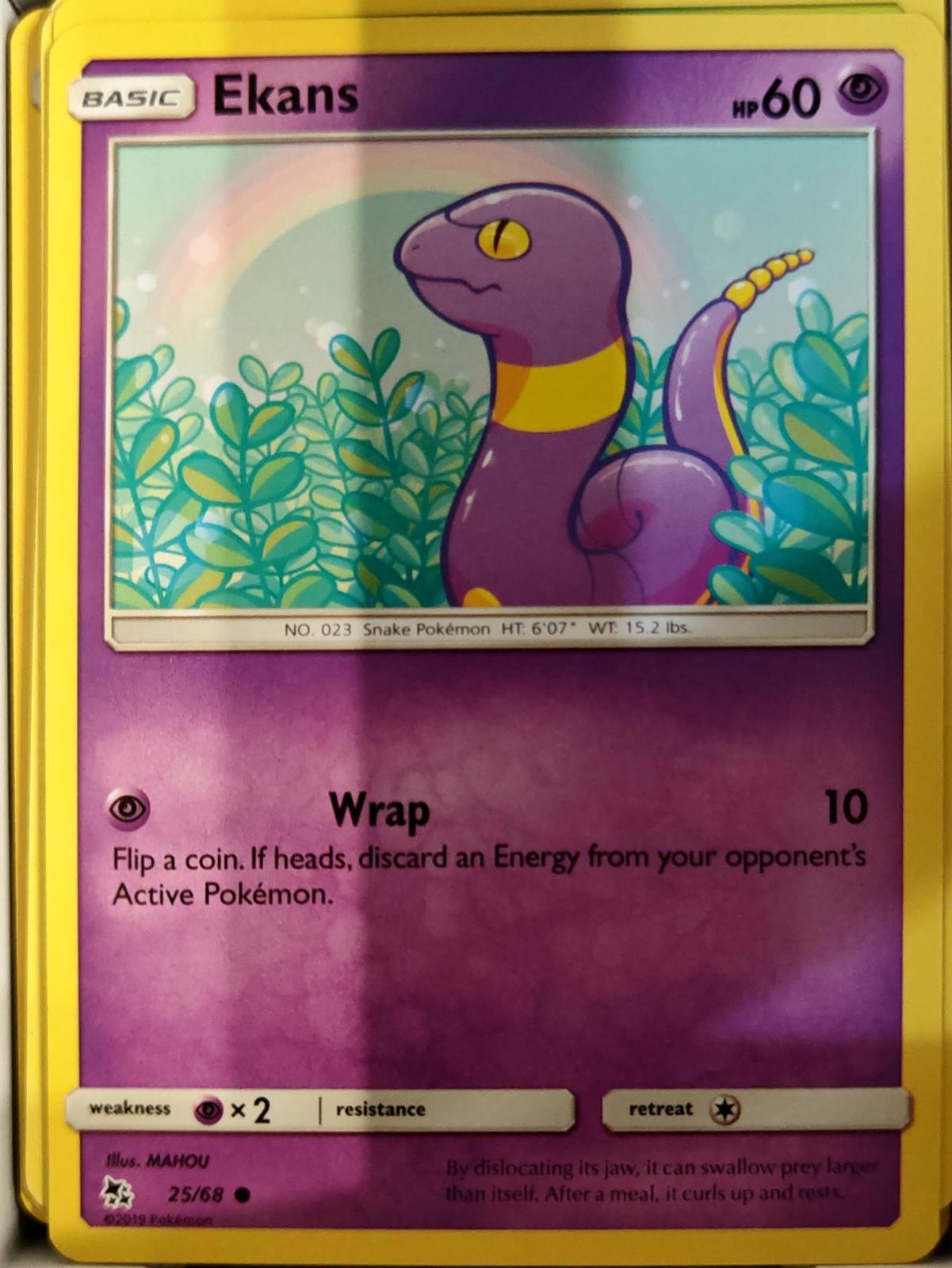 Ekans - 25/68 - - HIDDEN FATES - Pokemon - Common | AA68-47