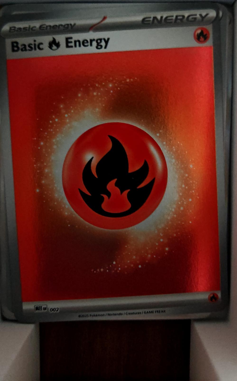 Basic Fire Energy - 002 - - MEGA EVOLUTION ENERGIES - Pokemon - Common | AA44-15