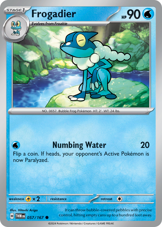 Frogadier - 057/167 - - TWILIGHT MASQUERADE - Pokemon - Common | AA81-10