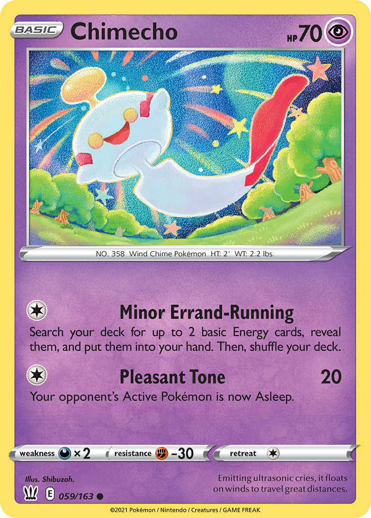 Chimecho - 059/163 - - BATTLE STYLES - Pokemon - Common | AA23-47