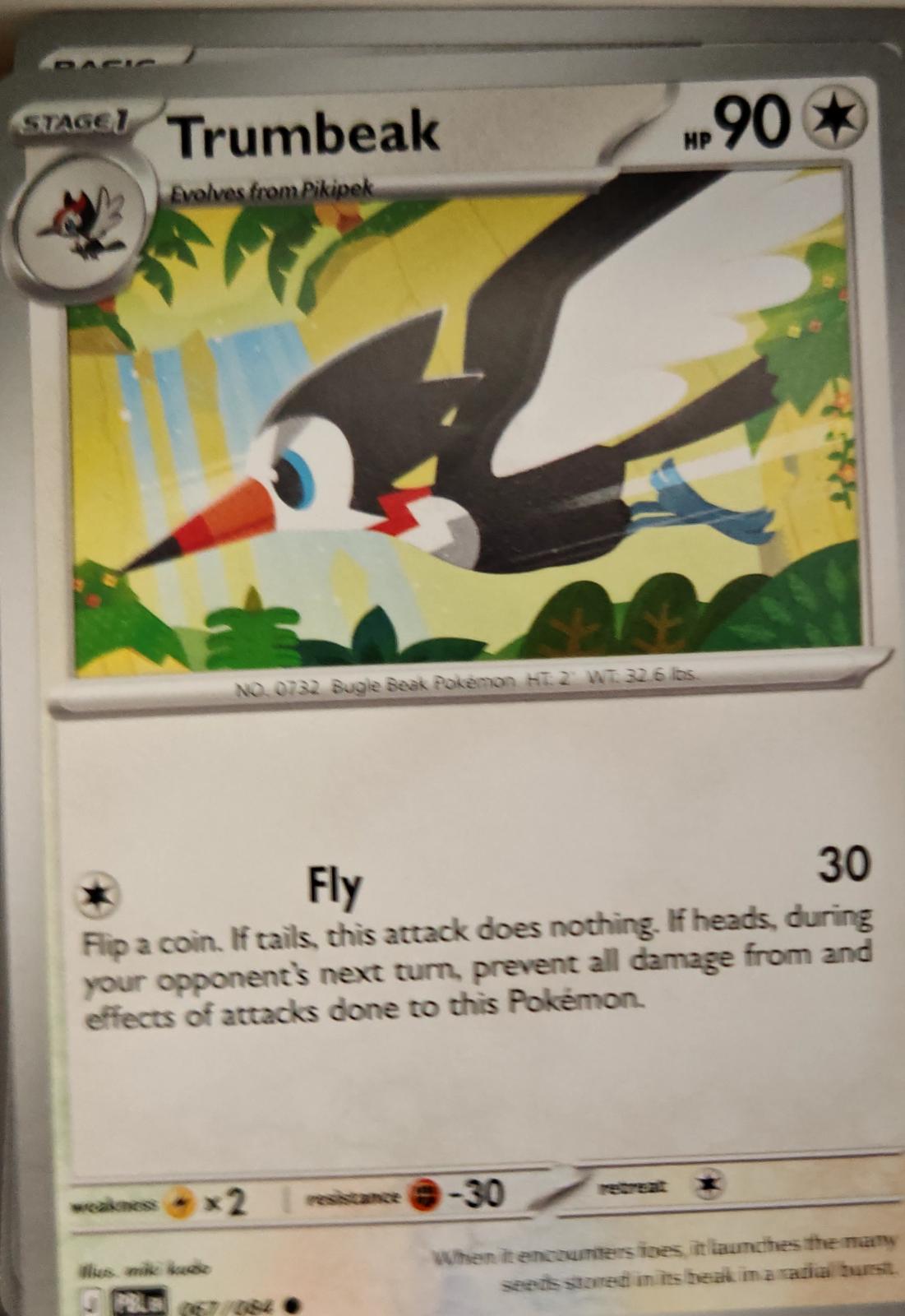 Trumbeak - 067/084 - - PITCH BLACK - Pokemon - Common | AA16-68