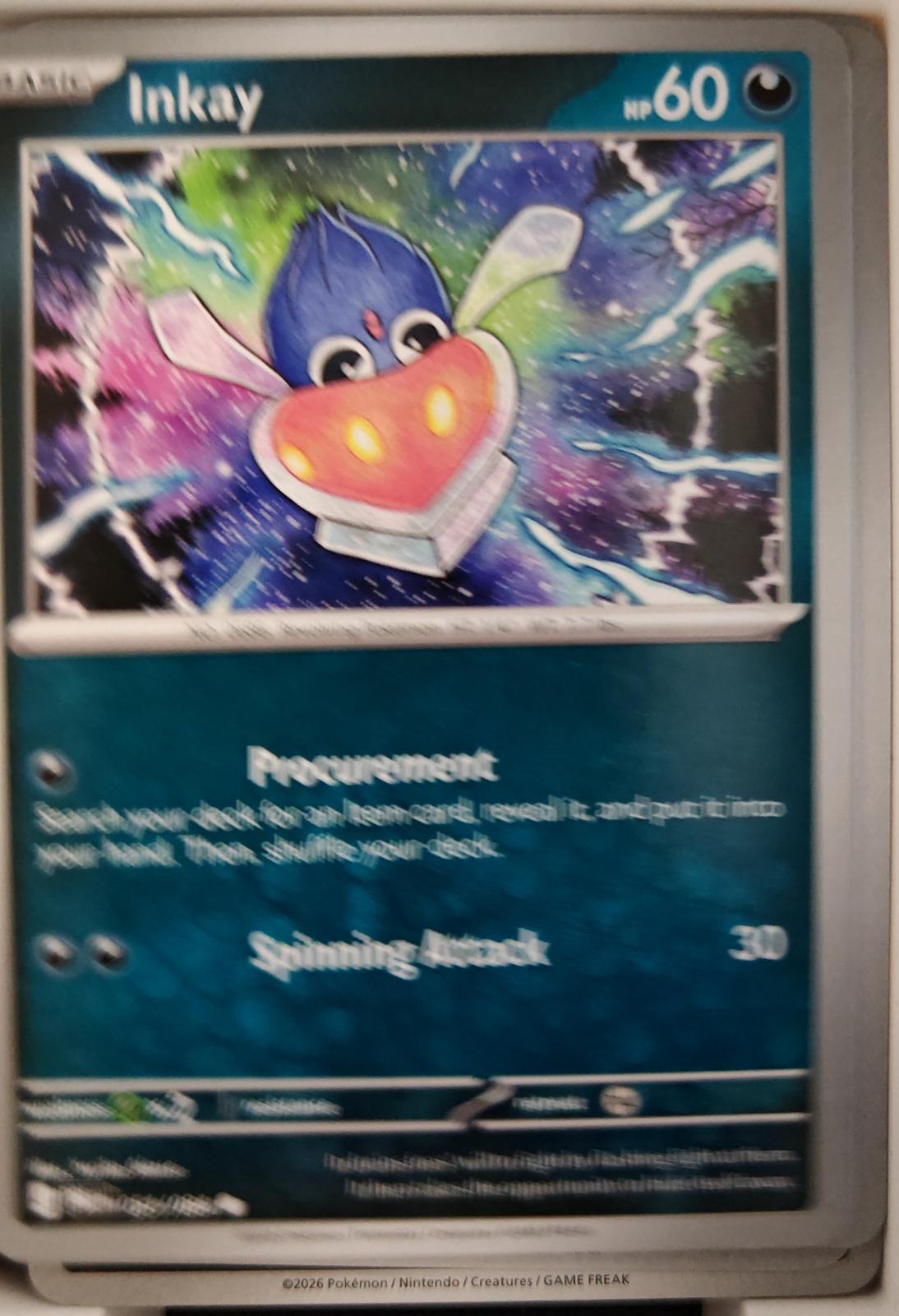Inkay - 051/084 - - PITCH BLACK - Pokemon - Common | AA28-68