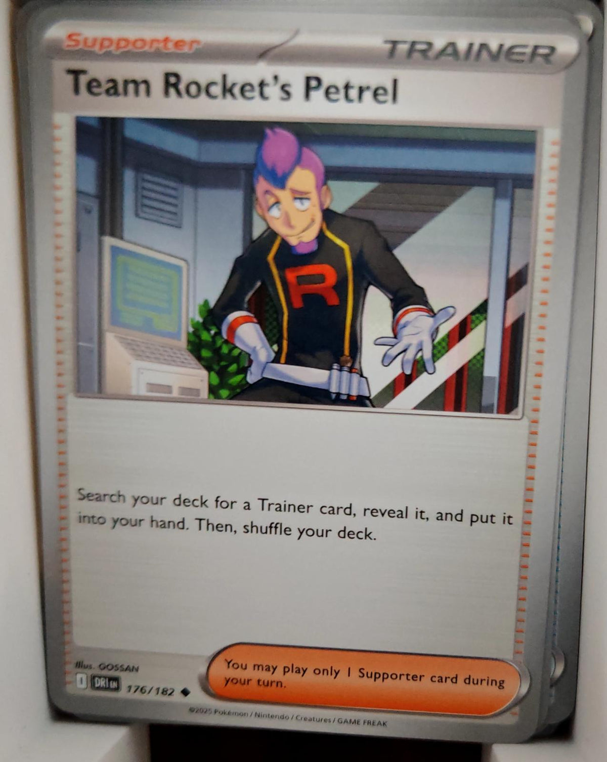 Team Rocket's Petrel - 176/182 - - DESTINED RIVALS - Pokemon - | AA40-39