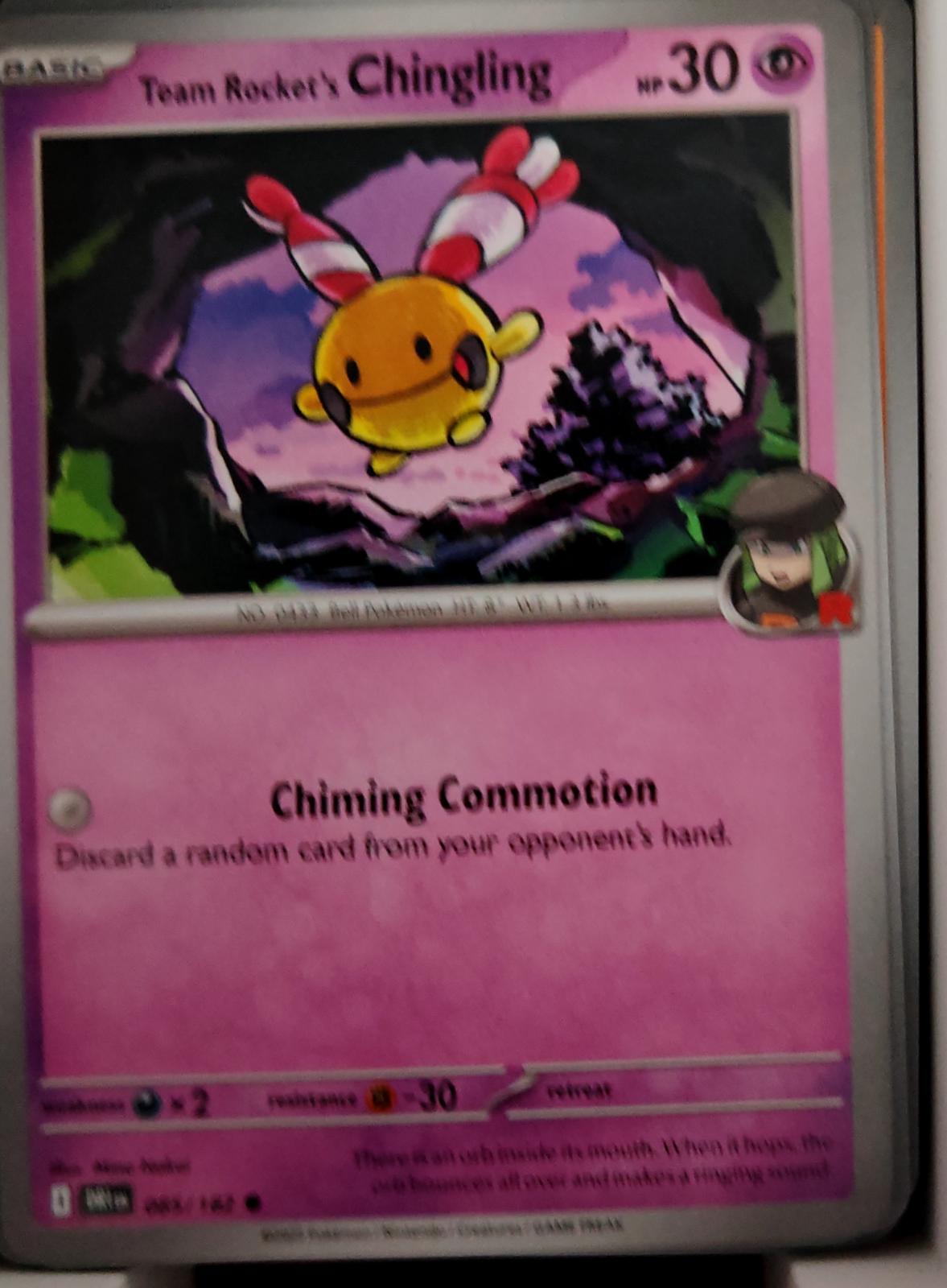 Team Rocket's Chingling - 085/182 - - DESTINED RIVALS - Pokemon - | AA45-71