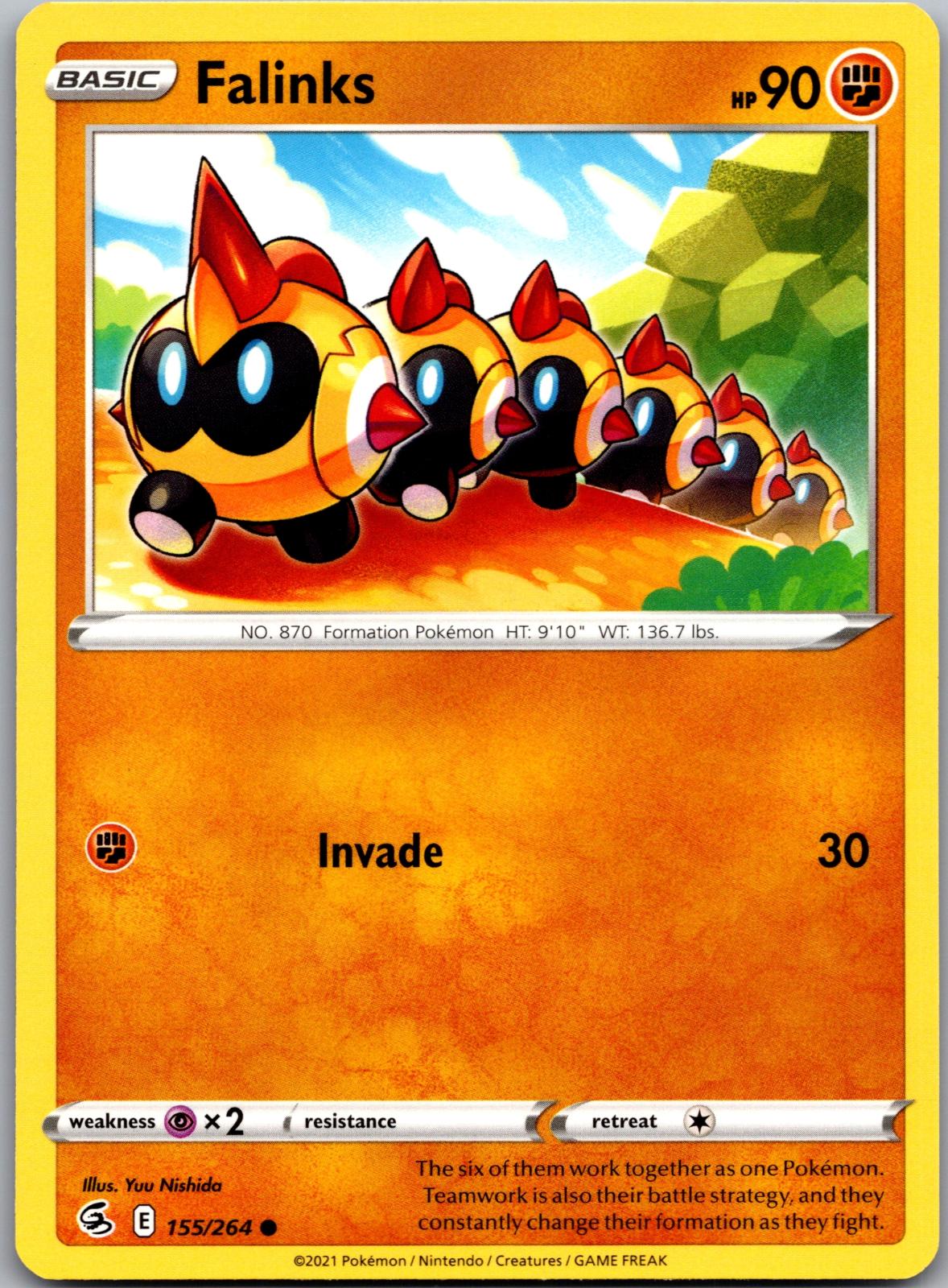 Falinks - 155/264 - - FUSION STRIKE - Pokemon - Common | AA90-16