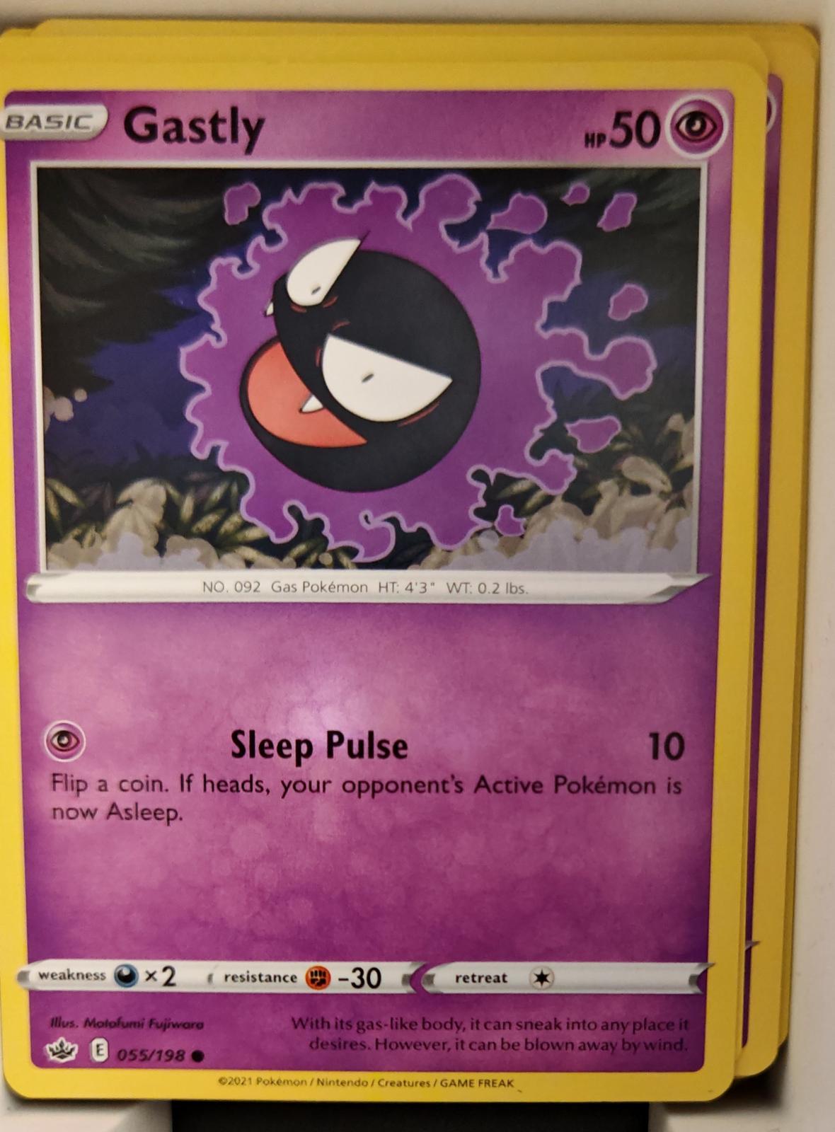 Gastly - 055/198 - - CHILLING REIGN - Pokemon - Common | AA21-45