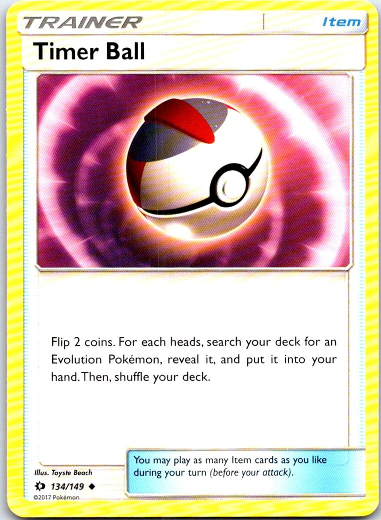 Timer Ball - 134/149 - - SM BASE SET - Pokemon - Uncommon | AB63-11