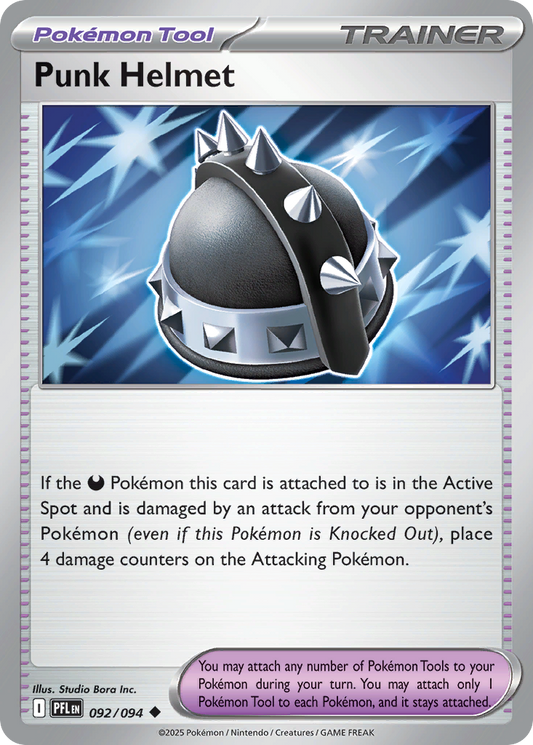 Punk Helmet - 092/094 - - PHANTASMAL FLAMES - Pokemon - Uncommon | AA29-23
