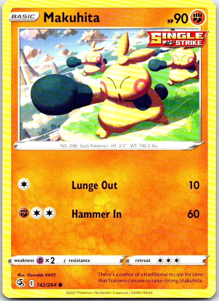 Makuhita - 142/264 - - FUSION STRIKE - Pokemon - Common | AB39-49