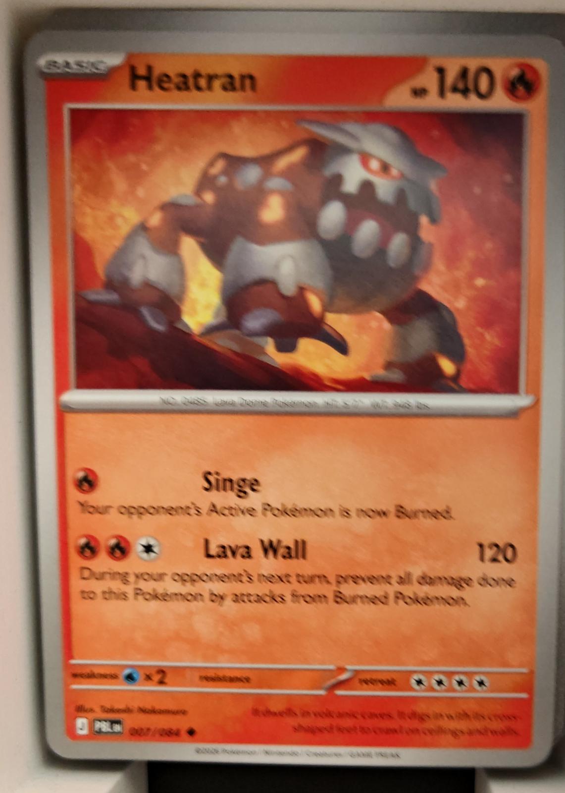 Heatran - 007/084 - - PITCH BLACK - Pokemon - Uncommon | AA16-47
