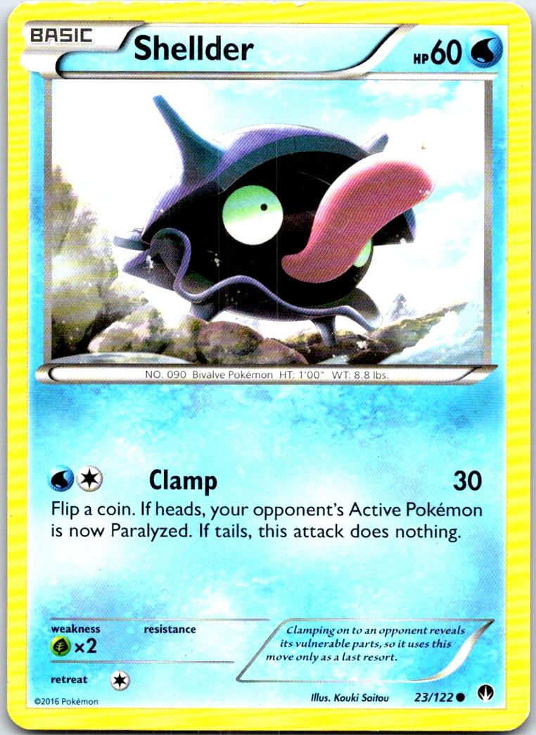 Shellder - 23/122 - - BREAKPOINT - Pokemon - Common | AB64-32