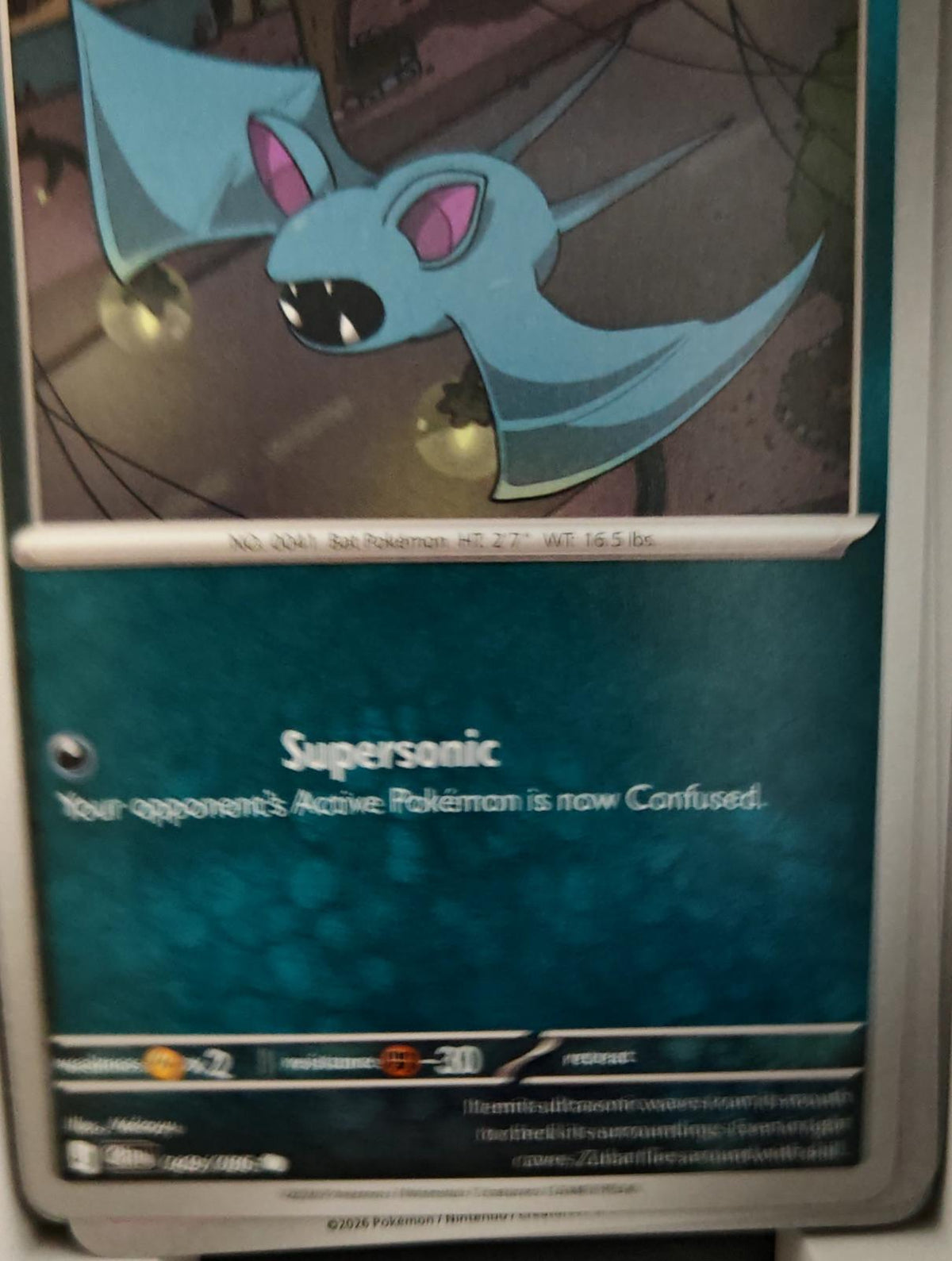 Zubat - 049/086 - - CHAOS RISING - Pokemon - Common | AA36-44