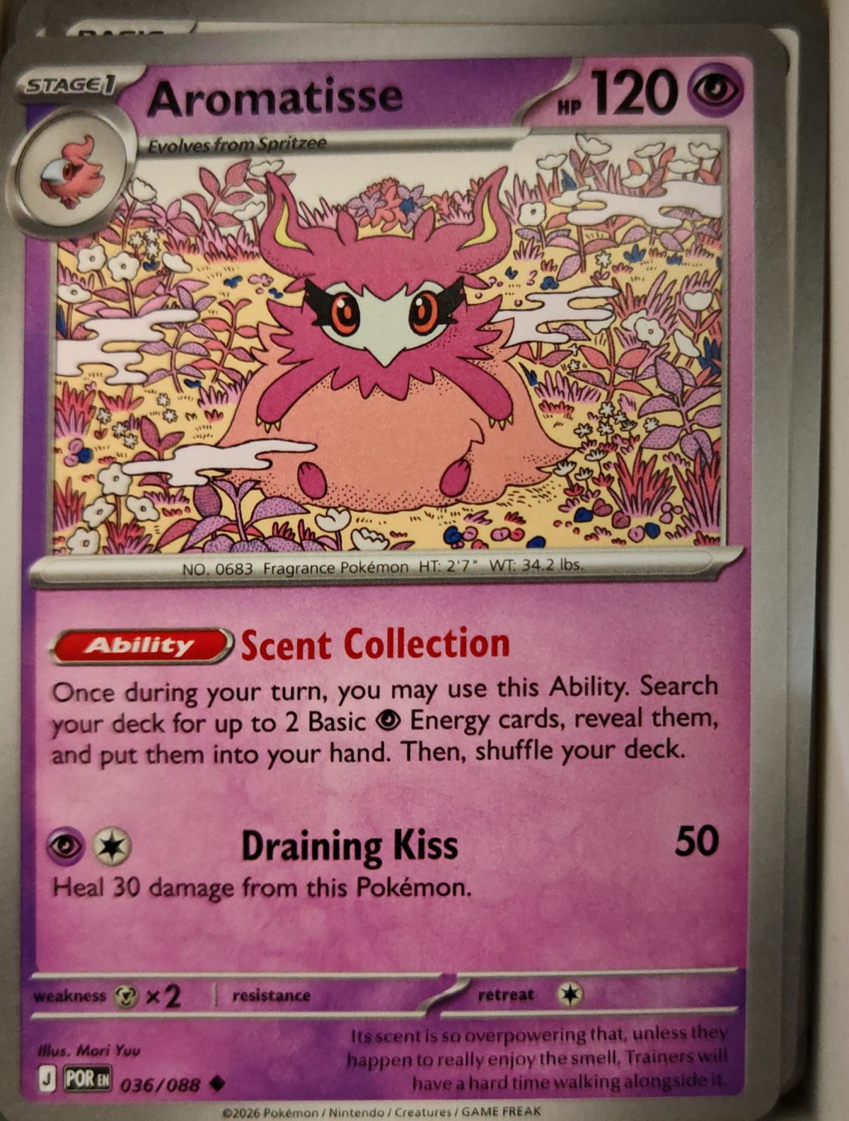 Aromatisse - 036/088 - - PERFECT ORDER - Pokemon - Uncommon | AA09-52