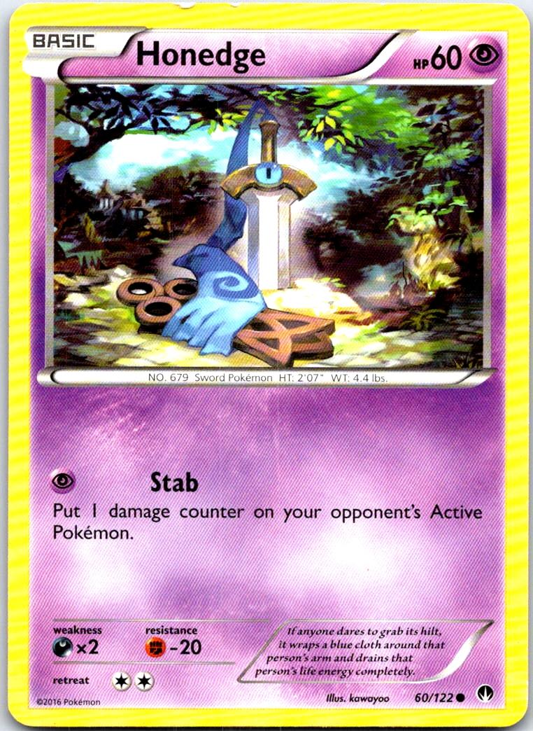Honedge - 60/122 - - BREAKPOINT - Pokemon - Common | AB64-5