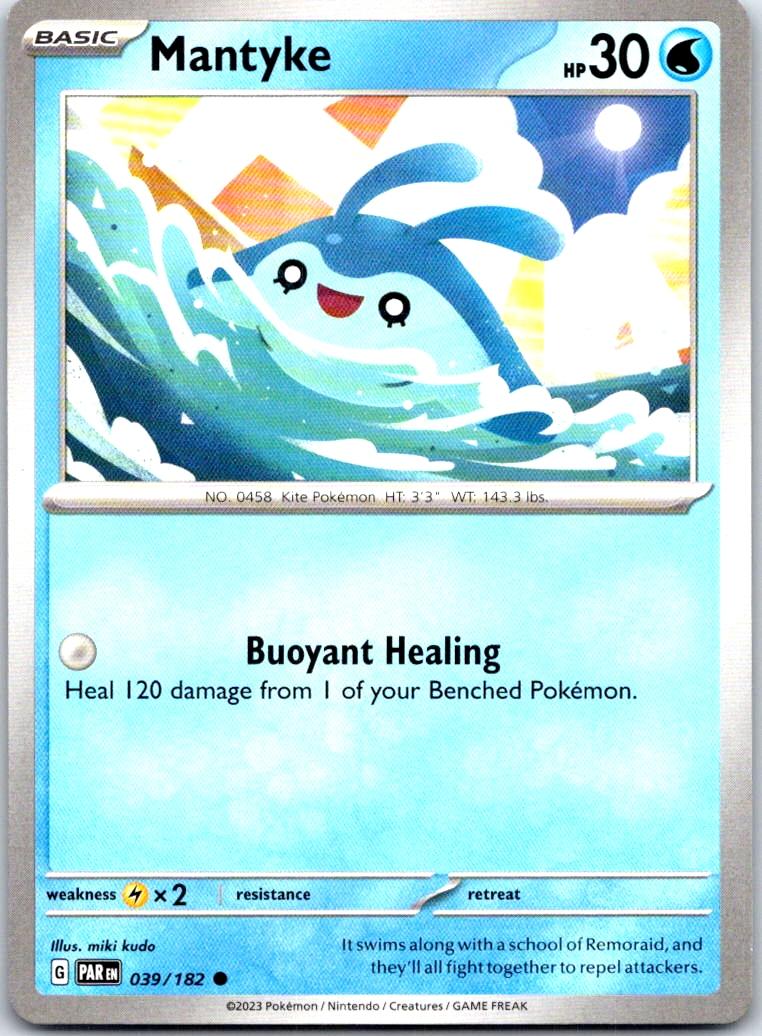 Mantyke - 039/182 - - PARADOX RIFT - Pokemon - Common | AB24-47