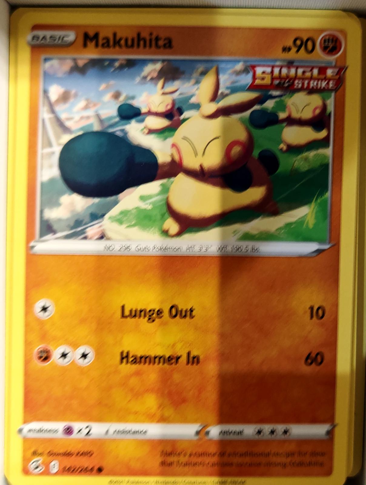 Makuhita - 142/264 - - FUSION STRIKE - Pokemon - Common | AA66-43