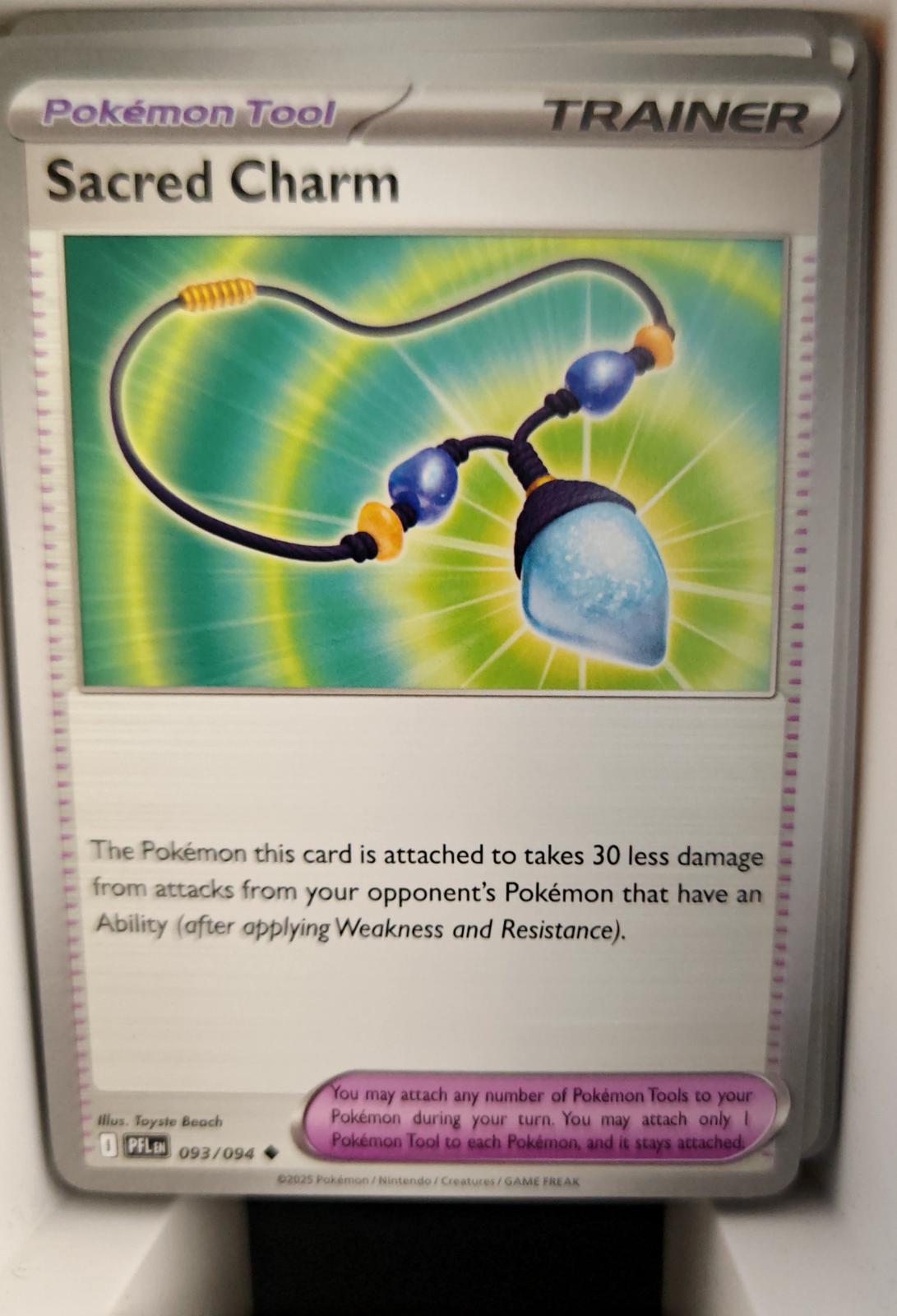 Sacred Charm - 093/094 - - PHANTASMAL FLAMES - Pokemon - Uncommon | AA24-94