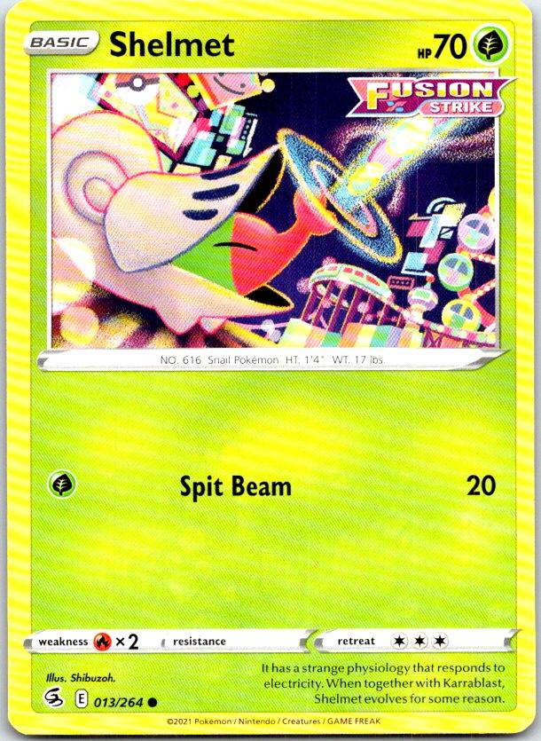 Shelmet - 013/264 - - FUSION STRIKE - Pokemon - Common | AC05-36
