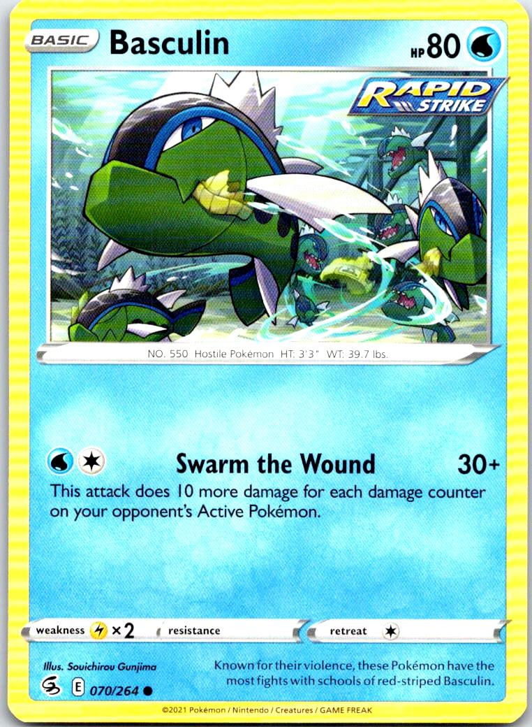 Basculin - 070/264 - - FUSION STRIKE - Pokemon - Common | AB33-53