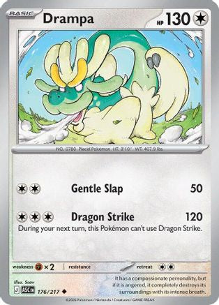 Drampa - 176/217 - - ASCENDED HEROES - Pokemon - Uncommon | AA11-56