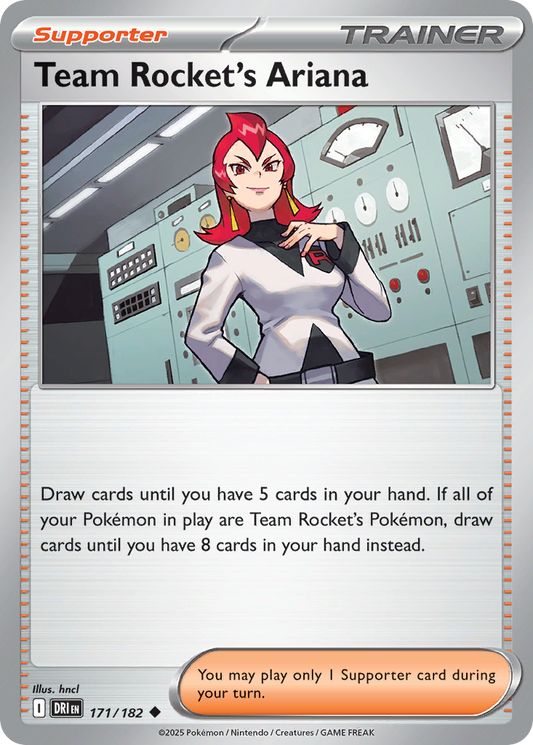 Team Rocket's Ariana - 171/182 - - DESTINED RIVALS - Pokemon - | AA24-78
