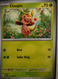 Chespin - 005/086 - - CHAOS RISING - Pokemon - Common | AA42-31