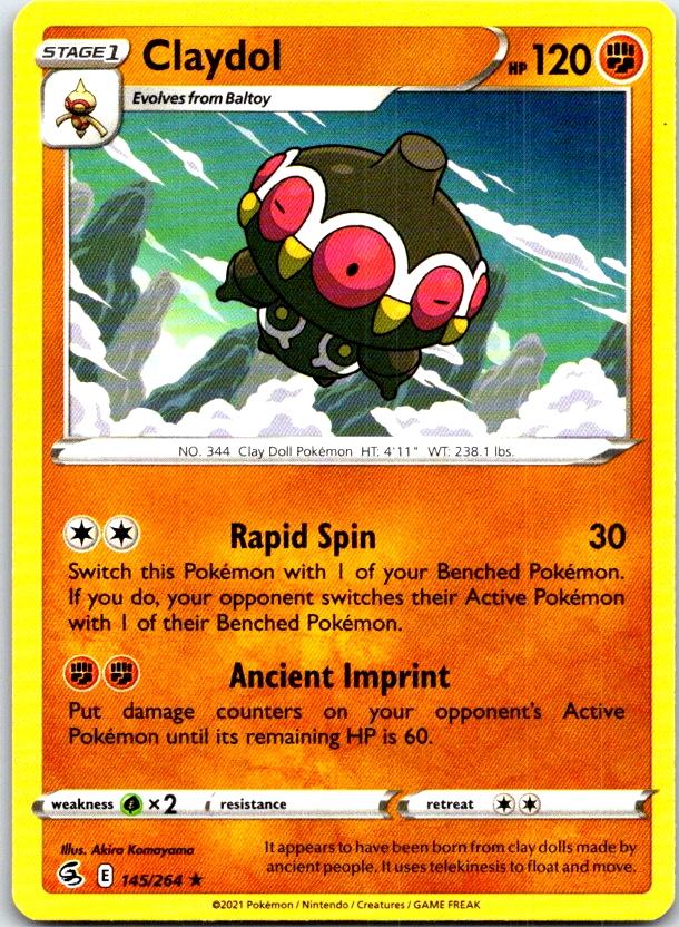Claydol - 145/264 - - FUSION STRIKE - Pokemon - Rare | AC06-29