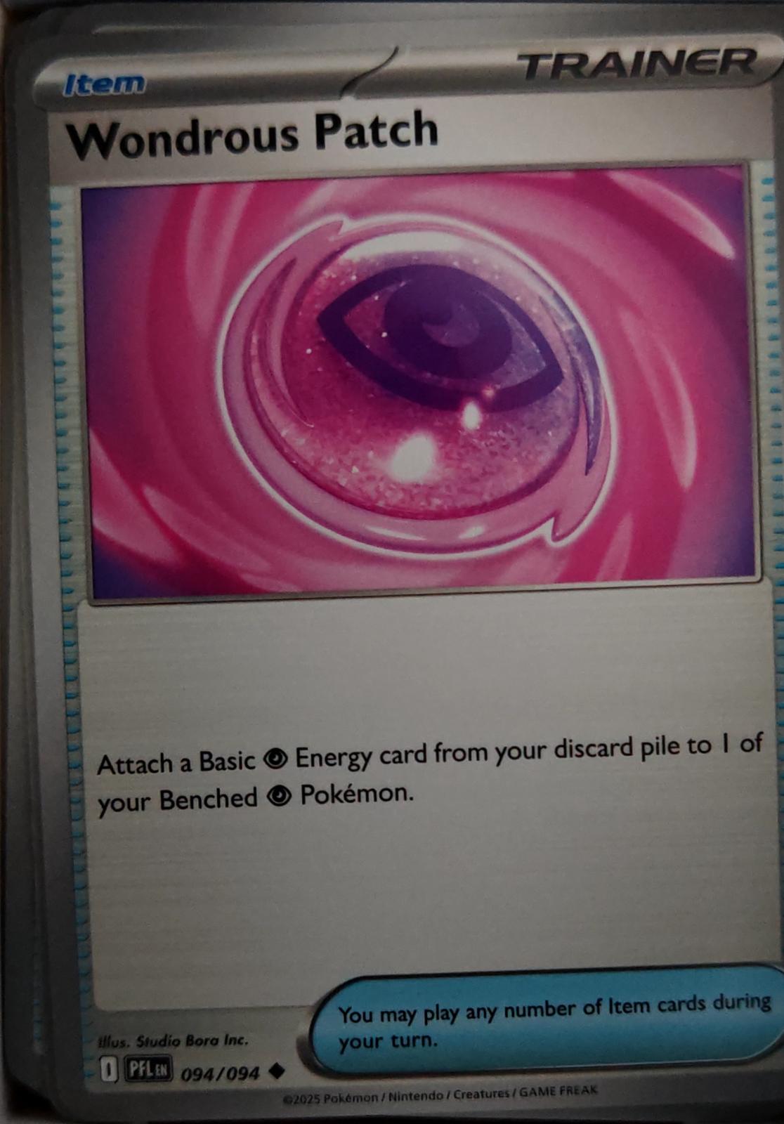 Wondrous Patch - 094/094 - - PHANTASMAL FLAMES - Pokemon - Uncommon | AA60-30