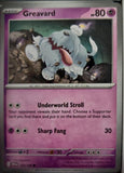 Greavard - 105/198 - - SCARLET & VIOLET - Pokemon - Common | AA48-127